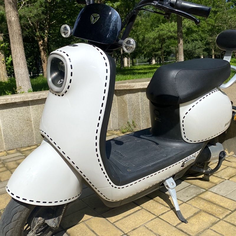 Dotted Line Reflective Vehicle Sticker Motorcycle Helmet Decoration Electric Bike Small Accessories Car Scratch Cover_autovado.com