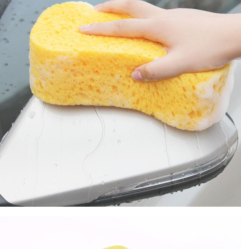 Car Large Size, Sponge, Water Absorbing, Thickened Honeycomb Sponge Block, Washing Tool, Car Cleaning Tool_autovado.com