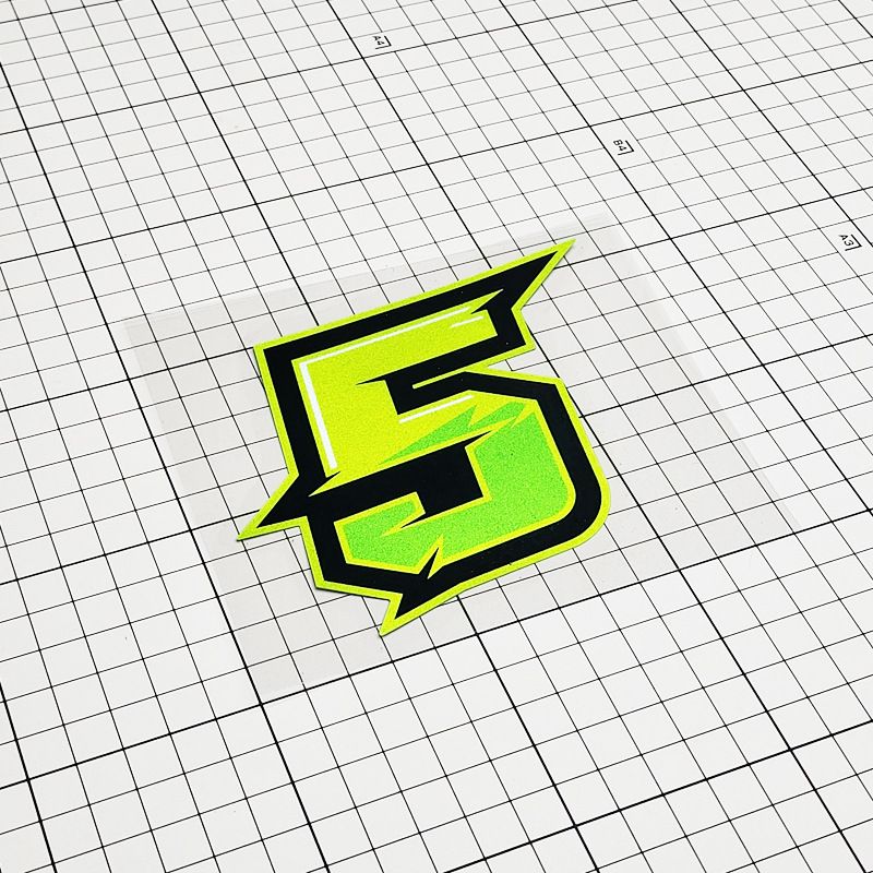 Kasi Personalized Creative Number For Race Tracks, Car Body, Helmets, Cars, Electric Motorcycles, Reflective Stickers_autovado.com