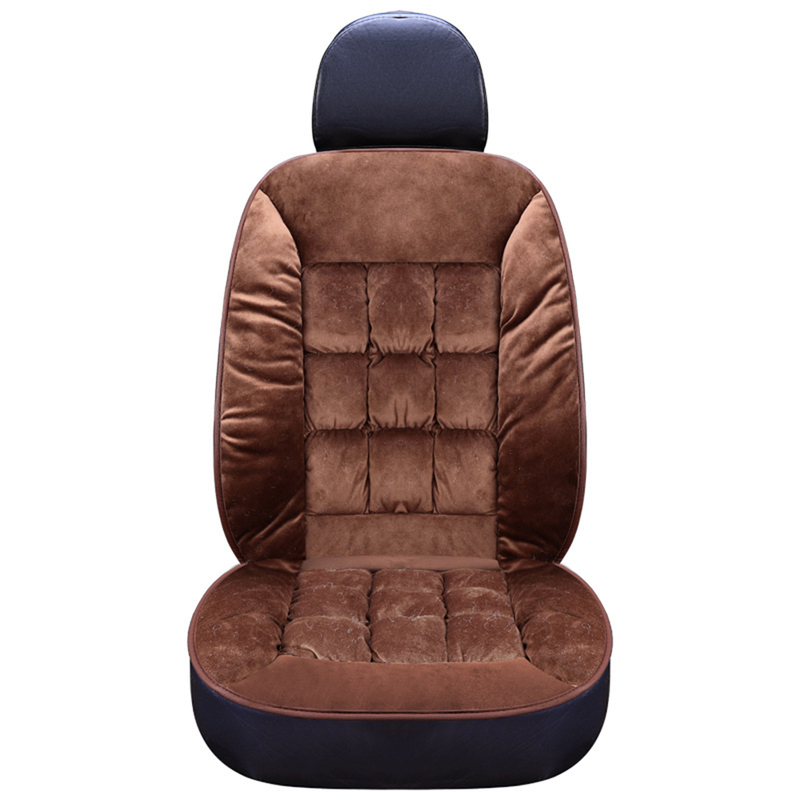 Yuanmheng Autumn Winter Universal Plush Car Front Seat Cover Cushion Auto Soft Pad Mat_autovado.com