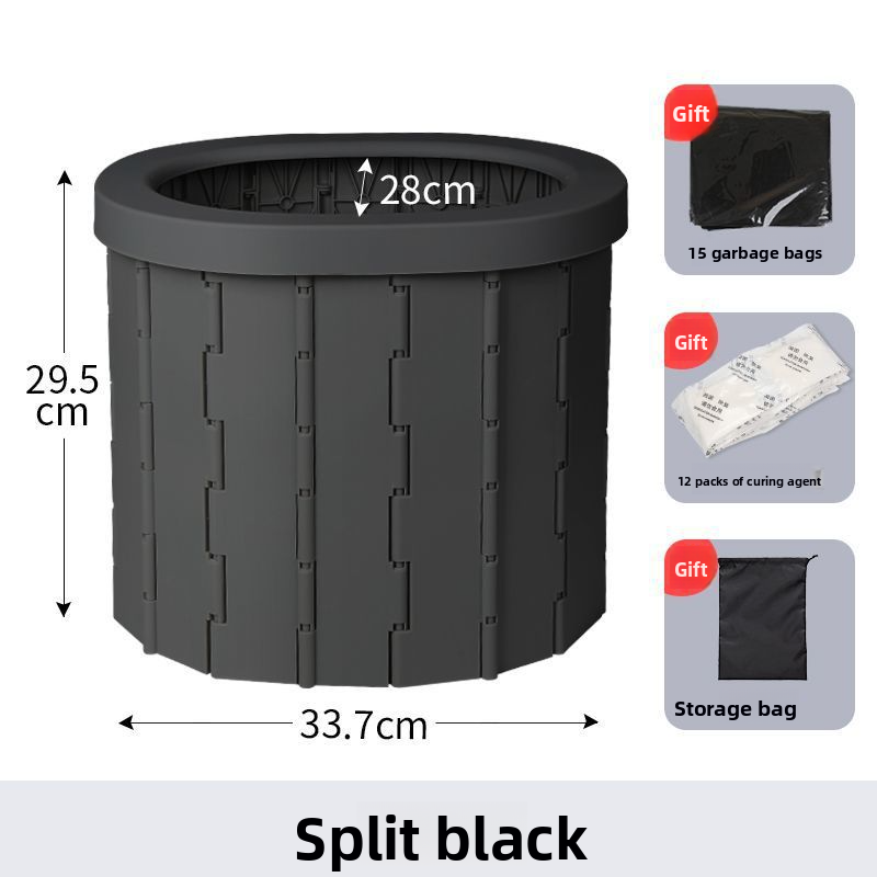 Folding Travel, Portable Adults, Emergency Car Use, Self Driving, Curing Agent For Odor Prevention, Outdoor Toilet_autovado.com