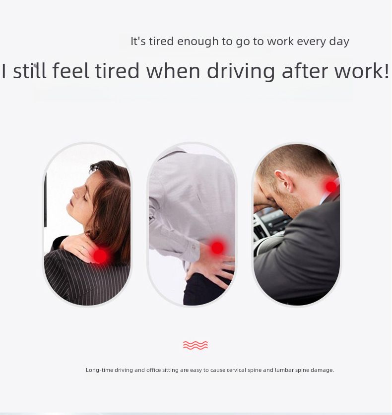 Car headrest neck pillow memory cotton headrest waist car headrest memory pillow_autovado.com