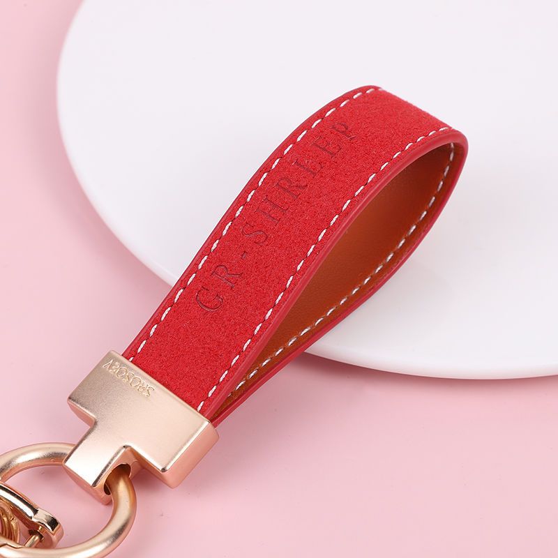 Suede Keychain Internet Celebrity Little Dinosaur Pendant Cute Cartoon Car Key Chain Pendant Creative Gift For Women_autovado.com