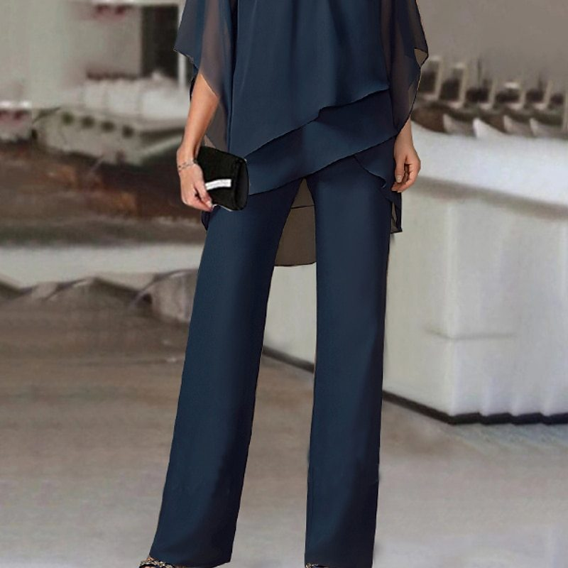 Women's Clothing hot-selling new European and American fashion solid color loose casual irregular suit_autovado.com
