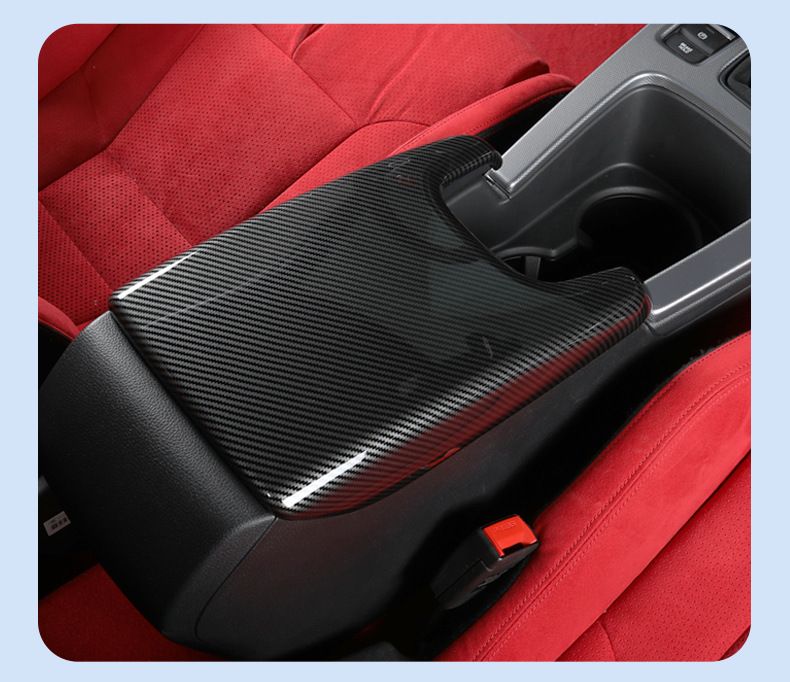 New Model Handbrake Eleventh Generation Civic Armrest Box Panel Carbon Fiber Central Decoration Center Console Gear_autovado.com