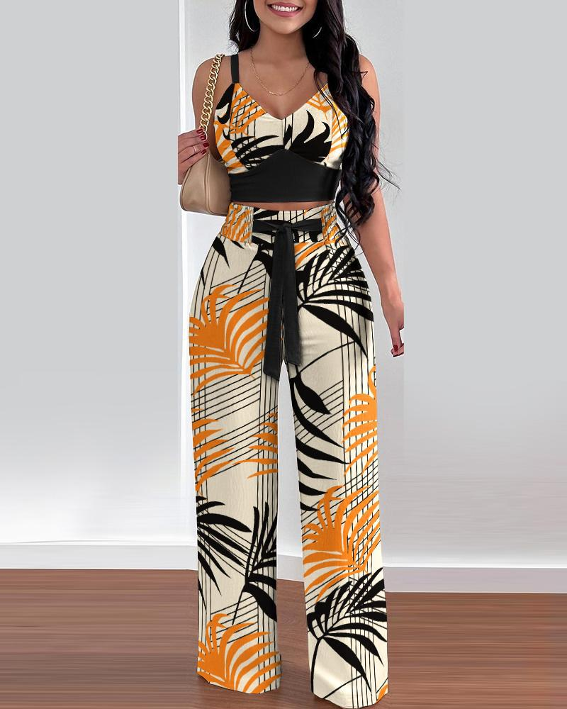 Women's fashion new fashion halter two-piece suit for women_autovado.com