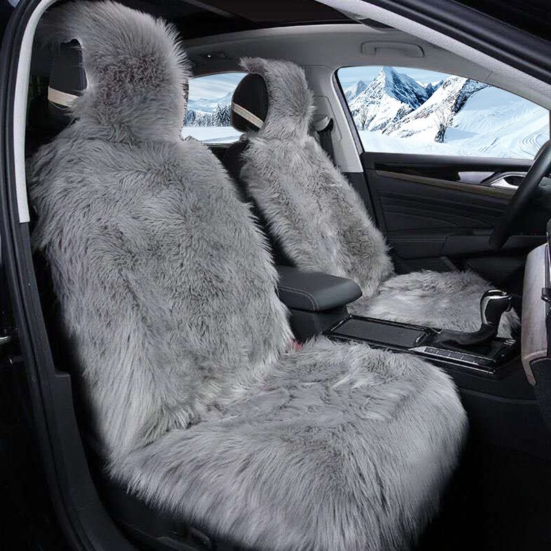 Plush Seat Cushion With Backrest Universal Seat Cushion Seat Cover_autovado.com