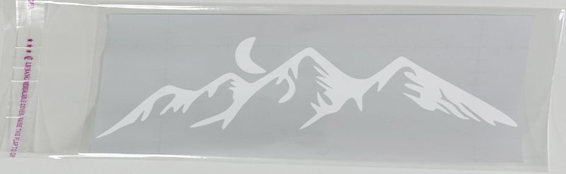 Outdoor mountain moon nature personality creative pattern cross border car rearview mirror door window wall decoration sticker_autovado.com