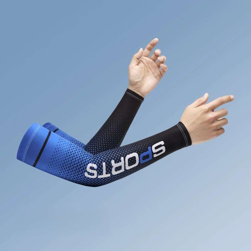 Ice Men's Summer Sun Refreshing, Breathable Arm Protection, Driving, Outdoor Cycling, Sports, Ice Silk Sleeve Cover_autovado.com