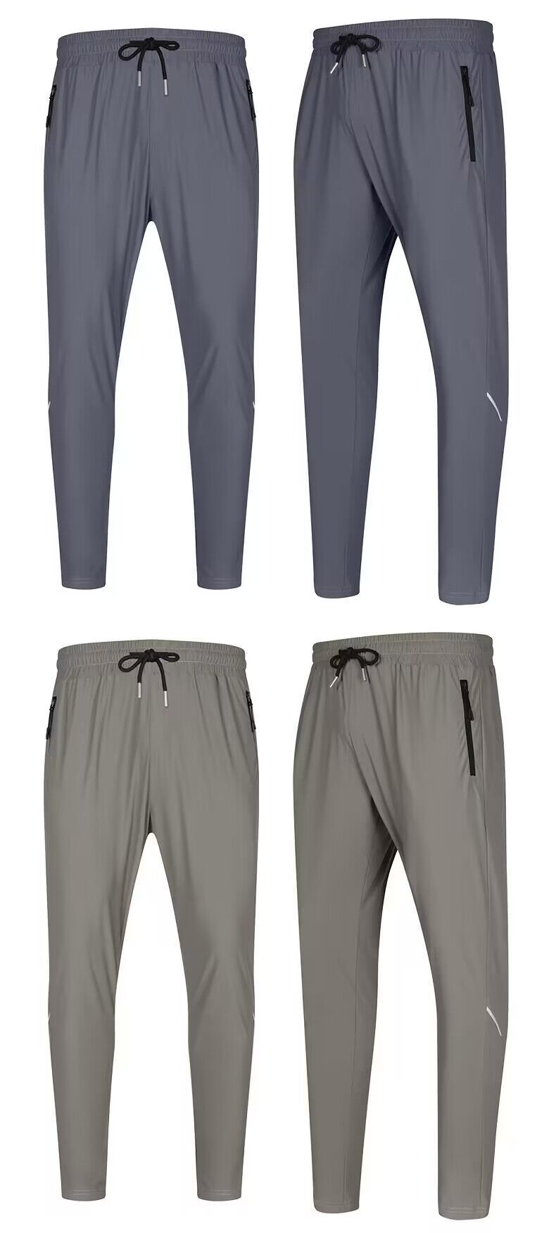 Men's Clothing Sports Trousers Thin Fitness Running Casual Pants Slim Elastic Quick-Drying Breathable Trousers_autovado.com