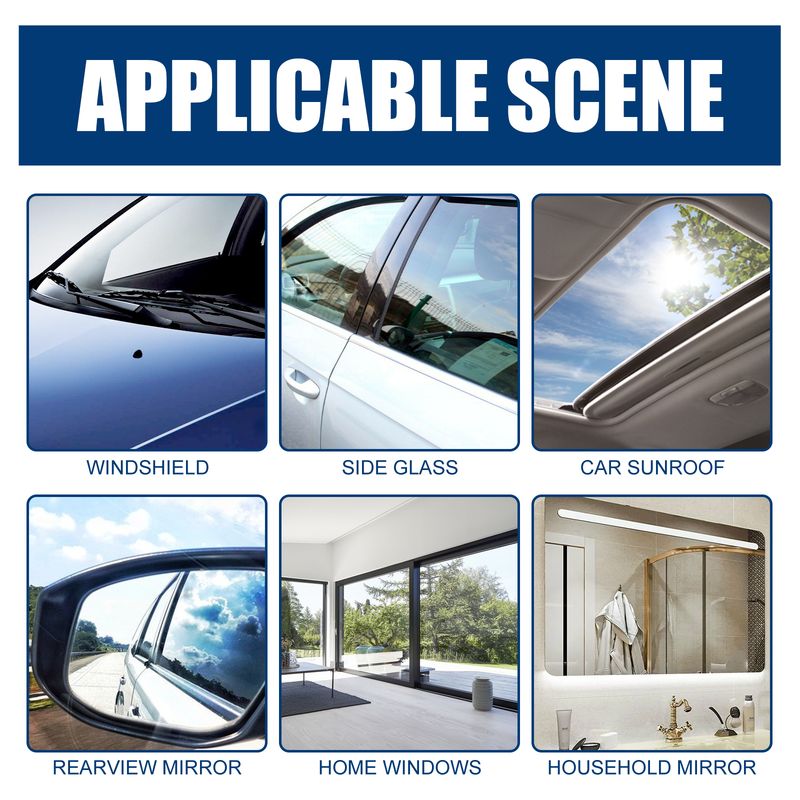 Rayhong Glass Hard Spot Remover Car Glass, Glass Cleaning Decontamination Scratch Repair Polishing Cream_autovado.com