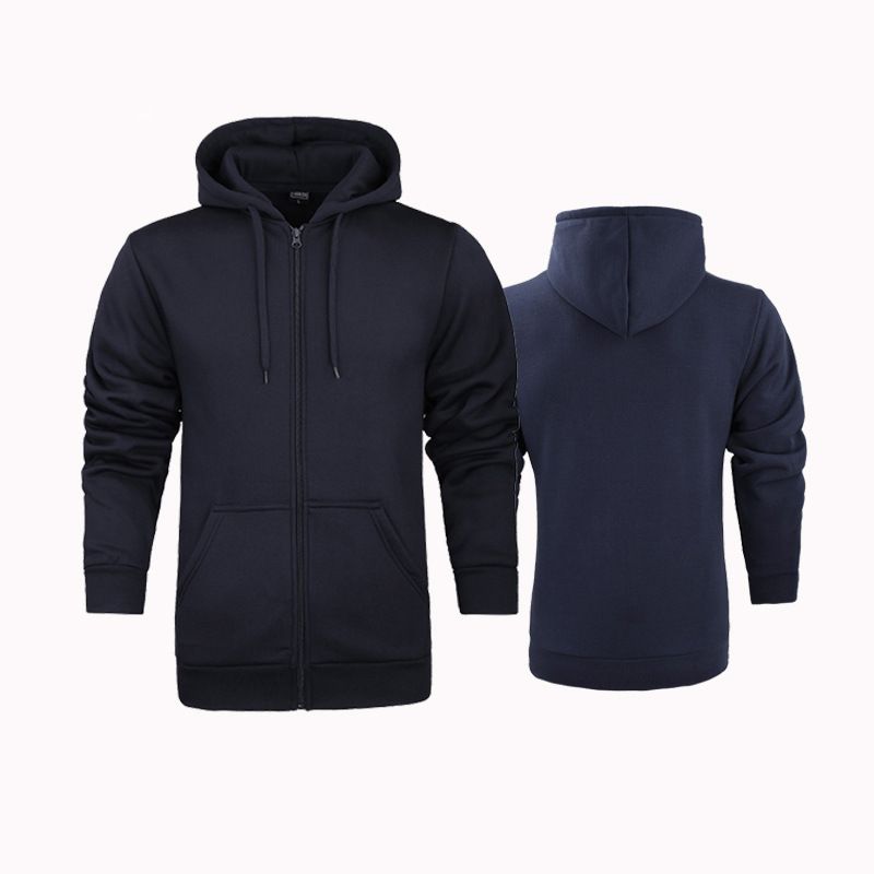 Men's Clothing warm sweatshirt hooded zipper sweatshirt men's slim sports casual sweatshirt_autovado.com