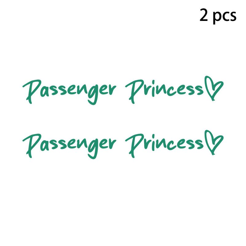 2 pack Passenger Princess car rearview mirror makeup mirror passenger princess creative stickers_autovado.com