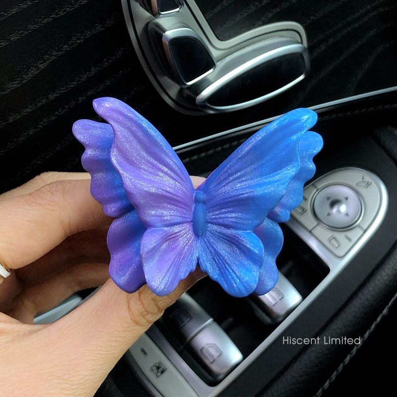 High grade butterfly air outlet decoration car aromatherapy car perfume fragrance flower diffuser stone car interior decoration_autovado.com