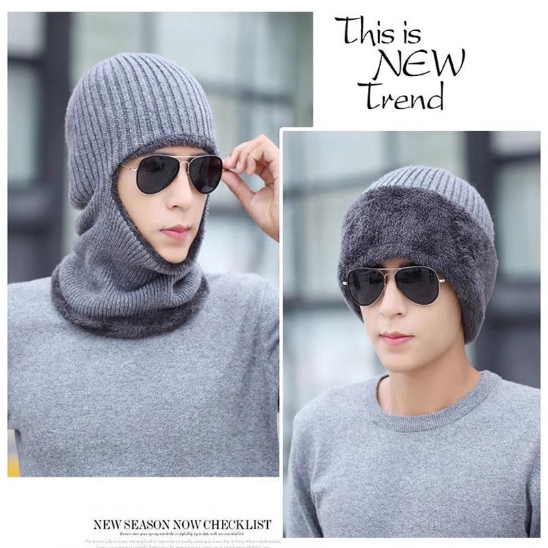 Warm Headgear For Men And Women, Windproof Hat, Cold-Proof Mask, Winter Cycling Neck Warmer, Face Shield, Electric Bike_autovado.com