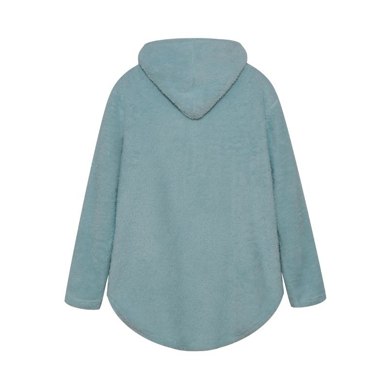 Women's Clothing fashion pleated printed lapel long sleeved shirt two piece suit_autovado.com