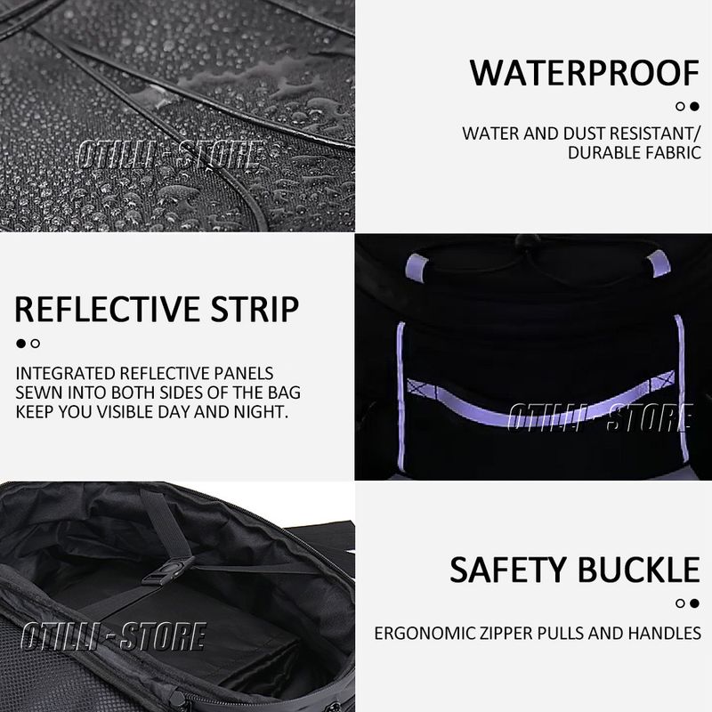 Suitable For R1250GS R1300GS Motorcycle Accessories Rear Luggage Rack Toolkit Storage Bag_autovado.com