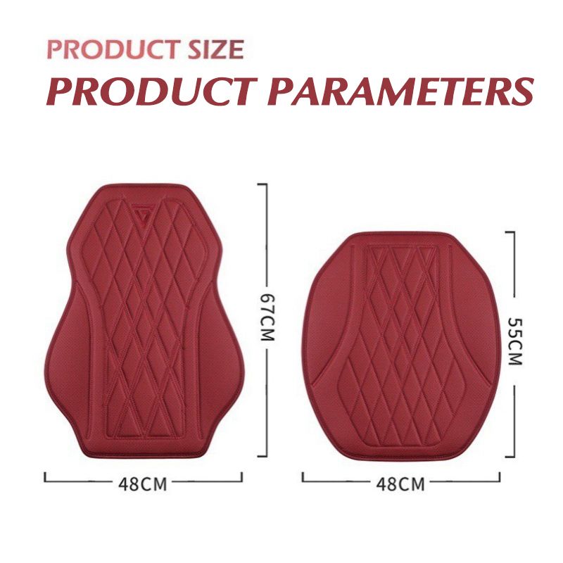 Universal Cushion Nappa Leather Breathable Covers Comfortable Four Seasons Auto Seat Protector Car Chair Pads_autovado.com