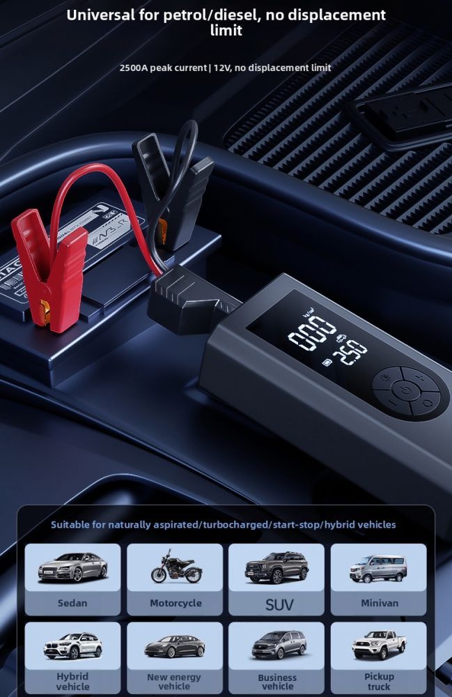 ZHINANCHE.| Inflator & Emergency Power Starter For Car Batteries_autovado.com