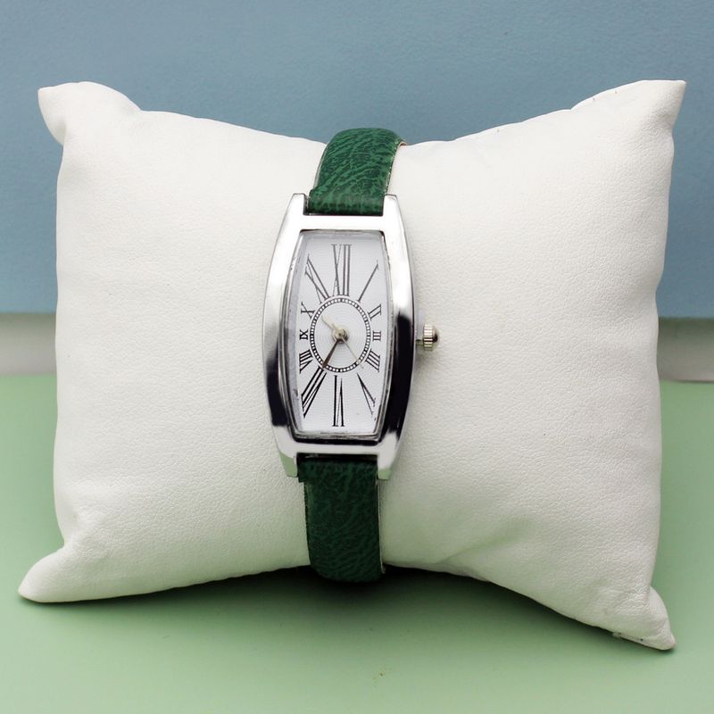 Women's square watch belt quartz watch_autovado.com