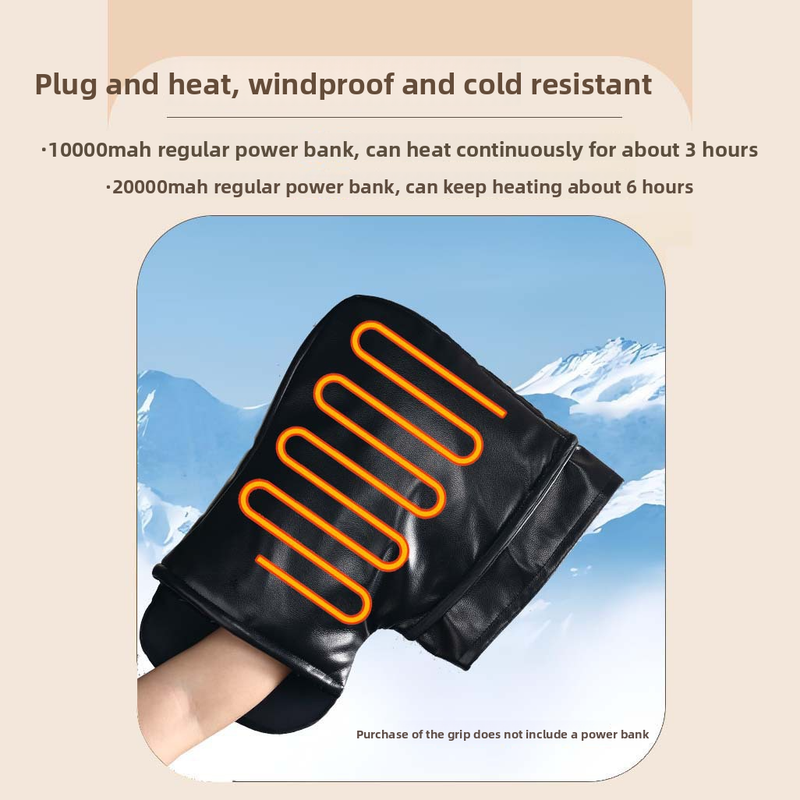 Winter Motorcycle Electric Battery Bike Throttle Gloves Warm Cold-Proof Windproof Anti-Freeze Handlebar Covers_autovado.com