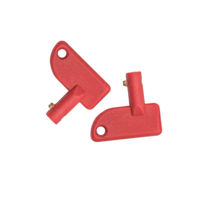 Red Mini Battery Disconnect Switch Spare Key for Cars, Boats, Trucks_autovado.com
