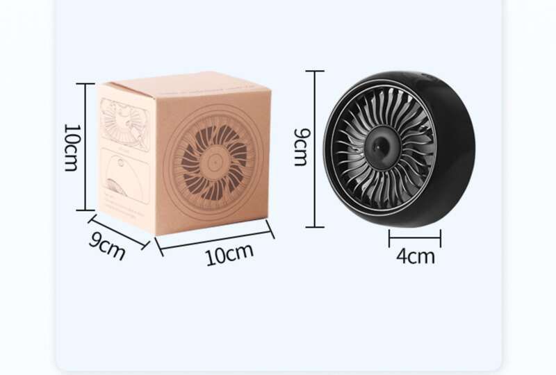 Car Center Console Multifunctional Car USB Cooling Air Outlet, Mini Small Fan, Portable Fan_autovado.com
