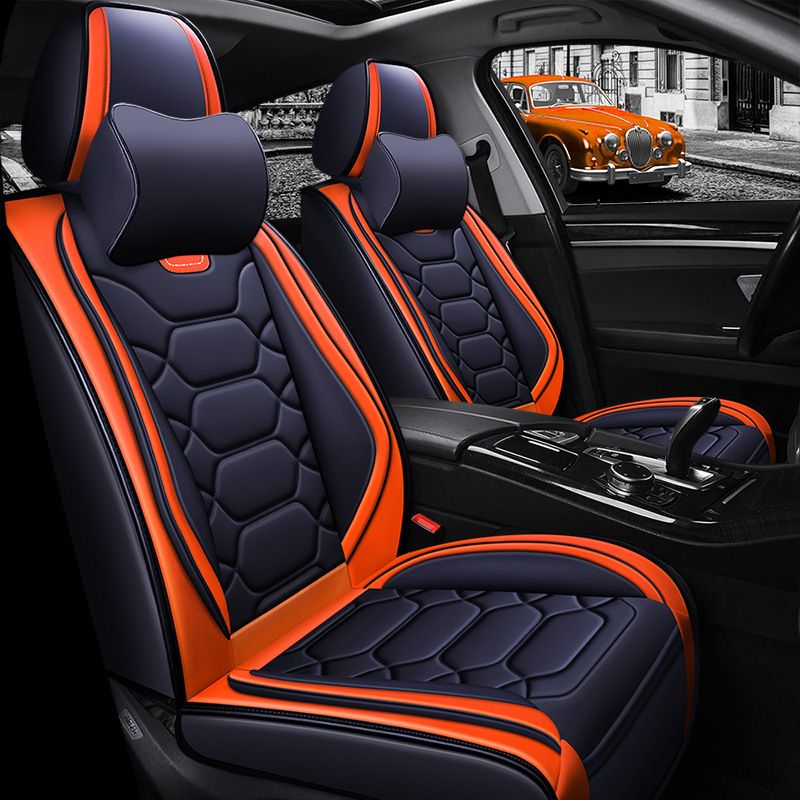 All-inclusive 9D leather car seat cover four seasons fashion sports seat cover New interior supplies_autovado.com