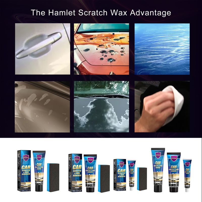 Rayhong Car Scratch Repair Cream, Car Maintenance Refurbishment Paint Scratches Scratches Polishing Paint Repair Paste_autovado.com