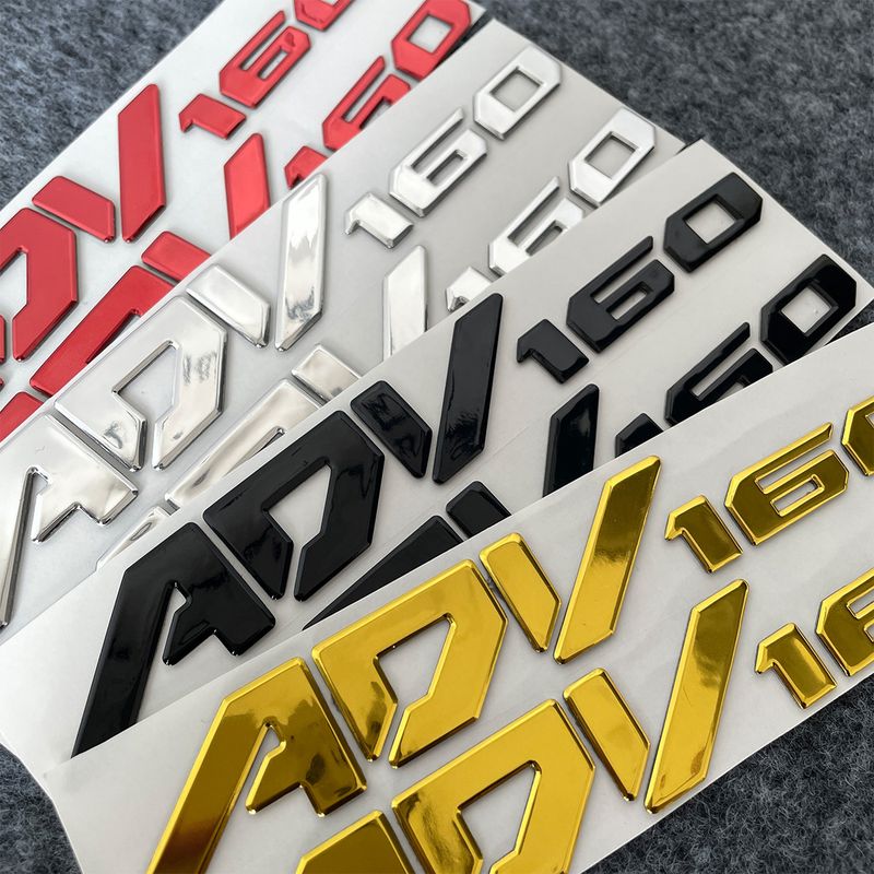 Suitable For Honda ADV 160 Motorcycle 3D Stereoscopic Soft Adhesive Waterproof Modification Body Decorative Sticker_autovado.com