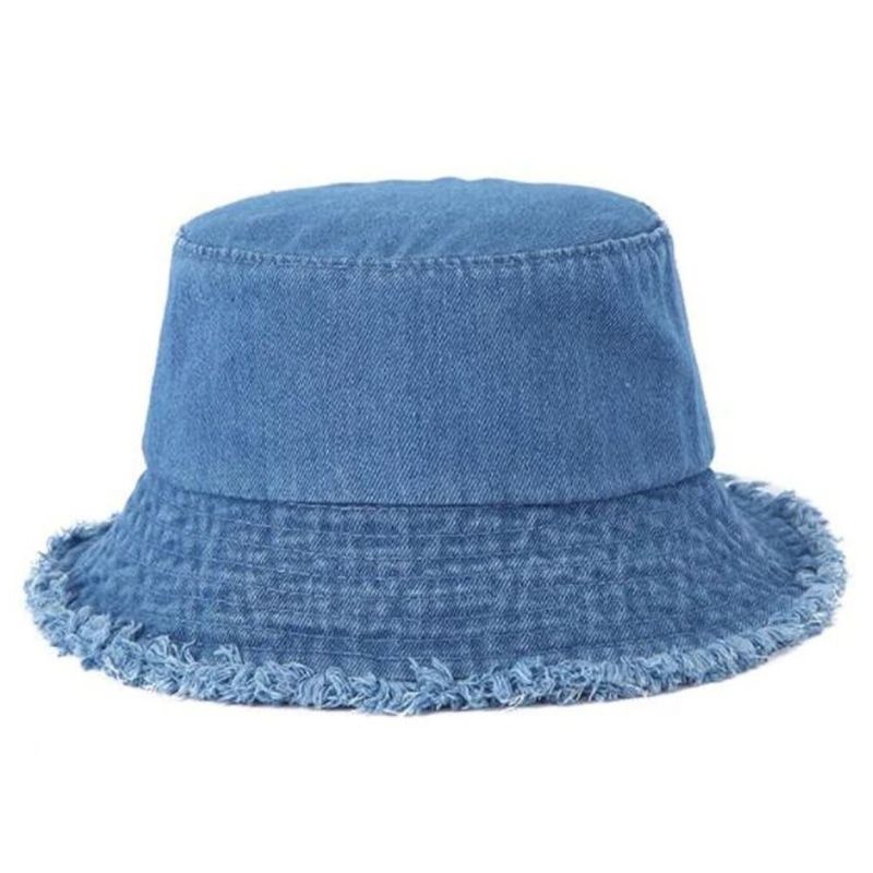Hot Sale Cotton Bob Panama Summer Y2K Style Jeans Foldable Fishing Sun Travel Outdoor Bucket Hat Men Women_autovado.com
