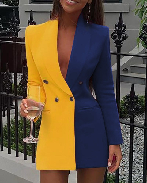 Women's Fashion Professional V-neck Cardigan Small Suit Small Suit_autovado.com