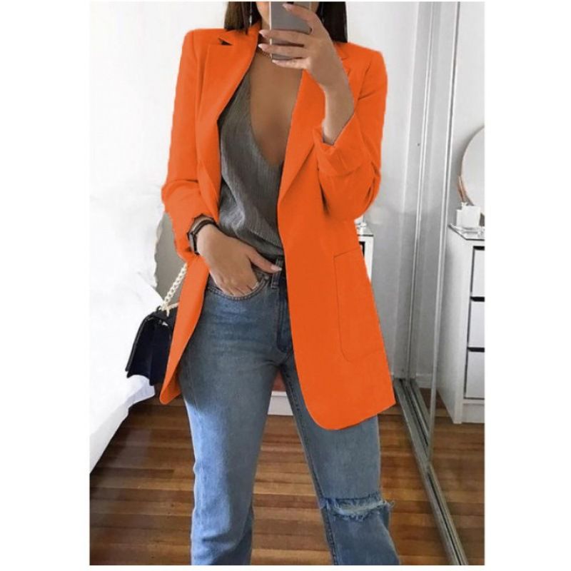 Women's Clothing Fashion Lapel Slim Cardigan Temperament Suit Jacket Women_autovado.com