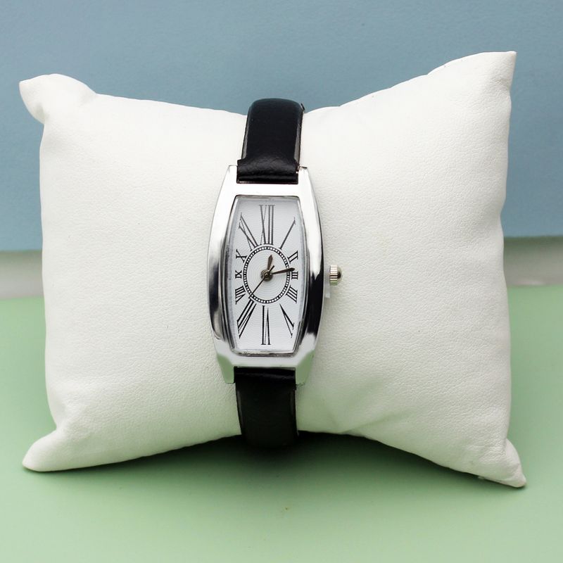 Women's square watch belt quartz watch_autovado.com