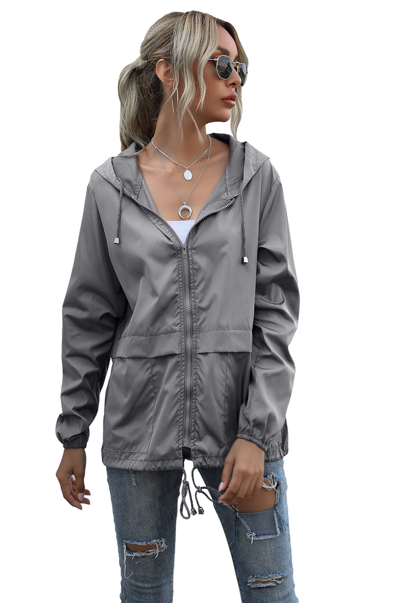 Women's Zipper Hoodie Lightweight Outdoor Hiking Raincoat Jacket Jacket Ready in Stock_autovado.com