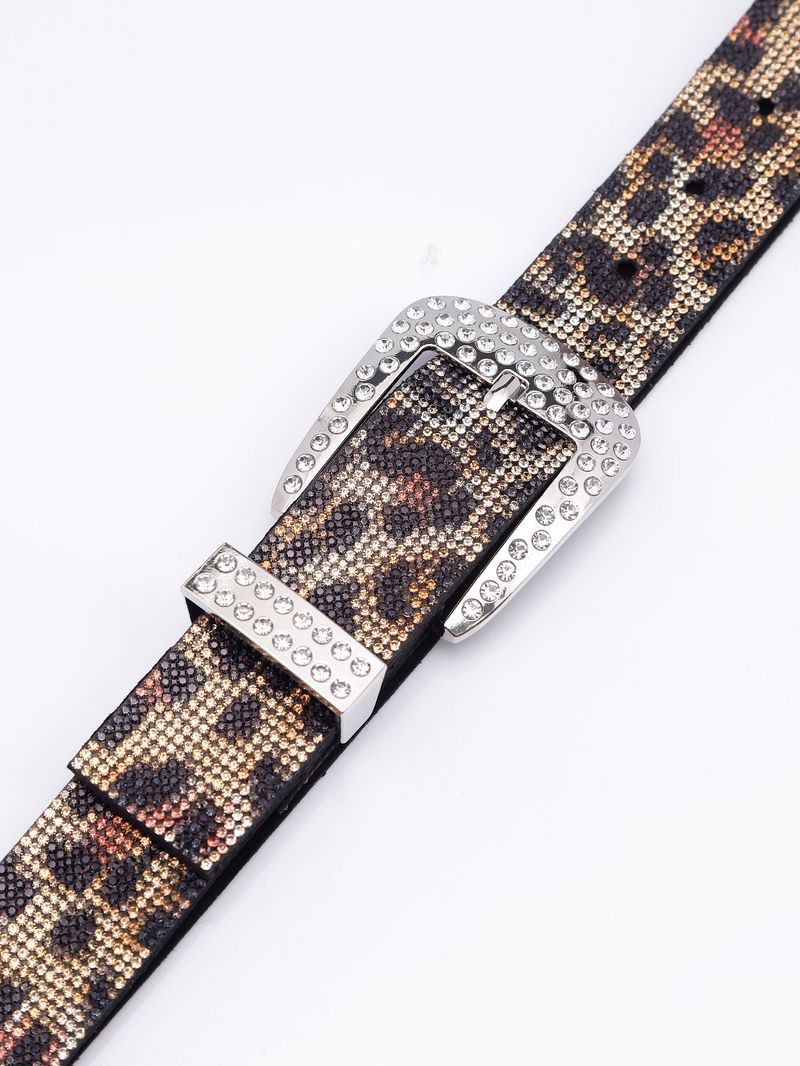 HOT Gorgeous and Shiny Rhinestone Jeans Pants Western Cowgirl Bling Studded Design Ladies Fashion Belt Gift For Women_autovado.com