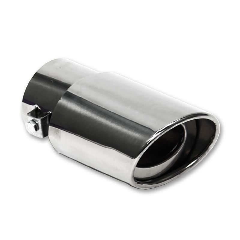 Cross-Border Wholesale Blue Tail Decoration Large Curved Straight Stainless Steel Car Exhaust Pipe Muffler_autovado.com