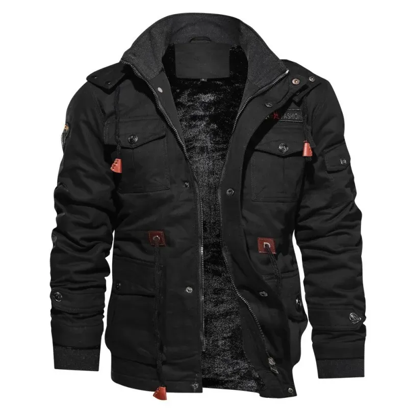 Men Winter Military Jackets Coats Multi-pocket Casual Cargo Jackets High Quality Male Cotton Winter Coats Warm Parkas Size 6XL_autovado.com