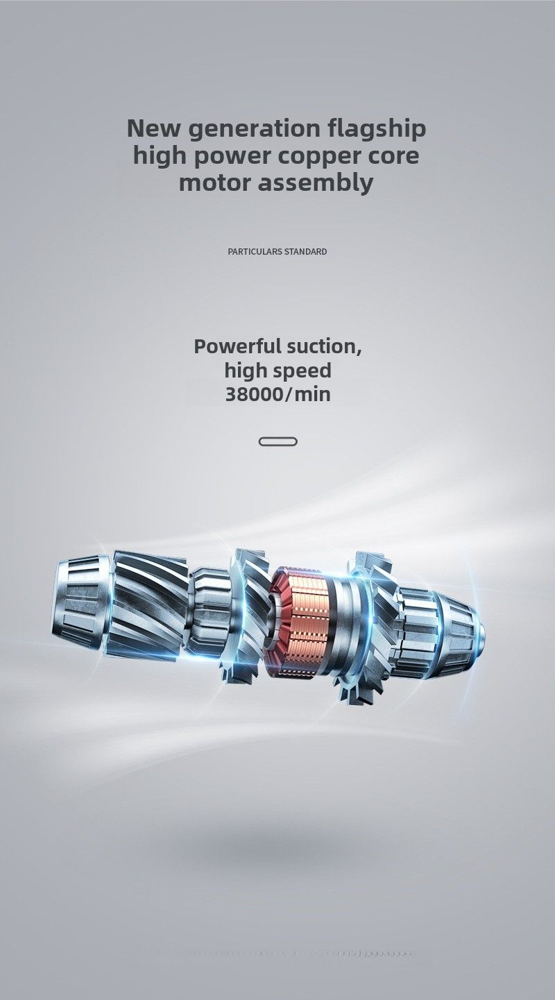 Car vacuum cleaner wireless charging handheld mini car home pet multi-functional portable large suction vacuum cleaner_autovado.com