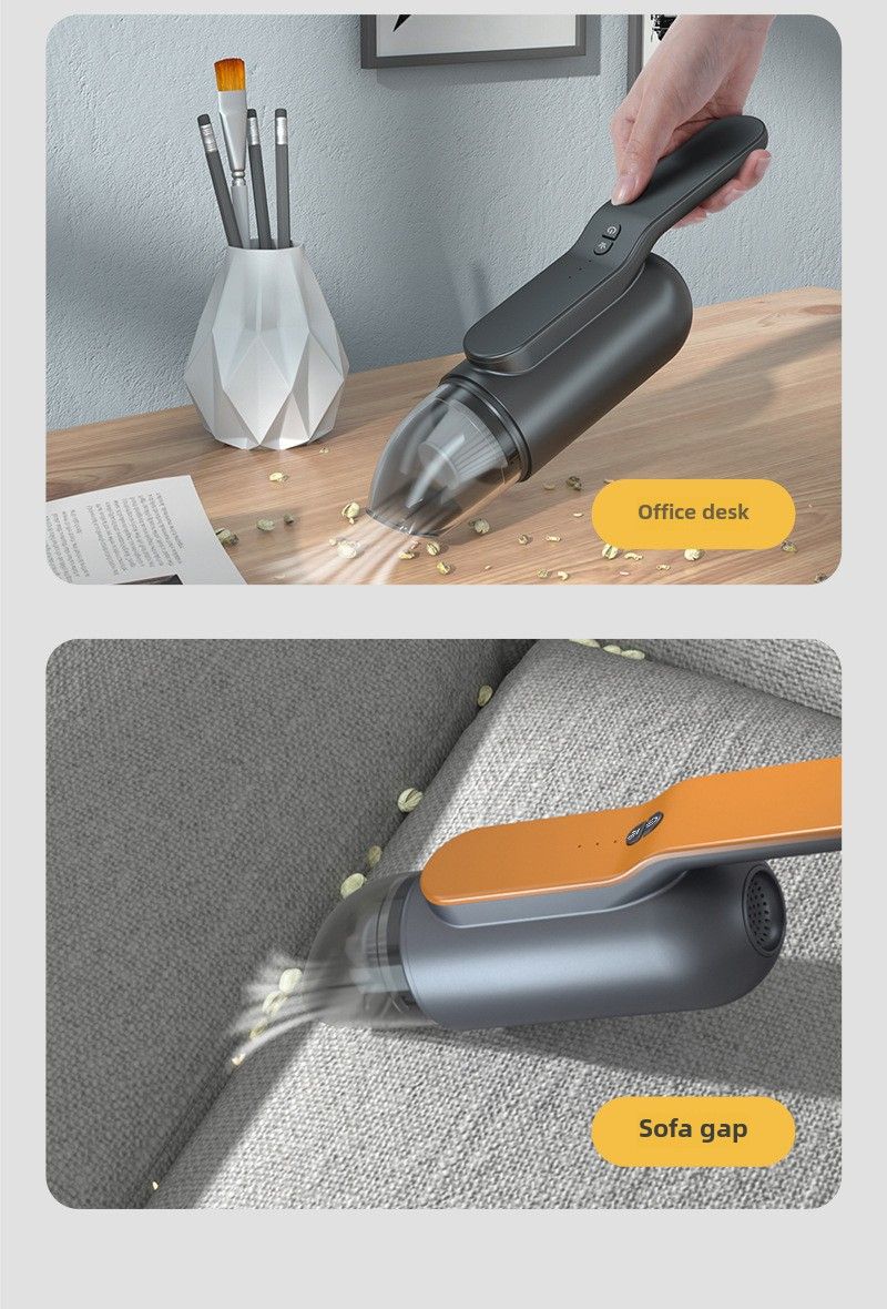 Car vacuum cleaner wireless charging handheld mini car home pet multi-functional portable large suction vacuum cleaner_autovado.com