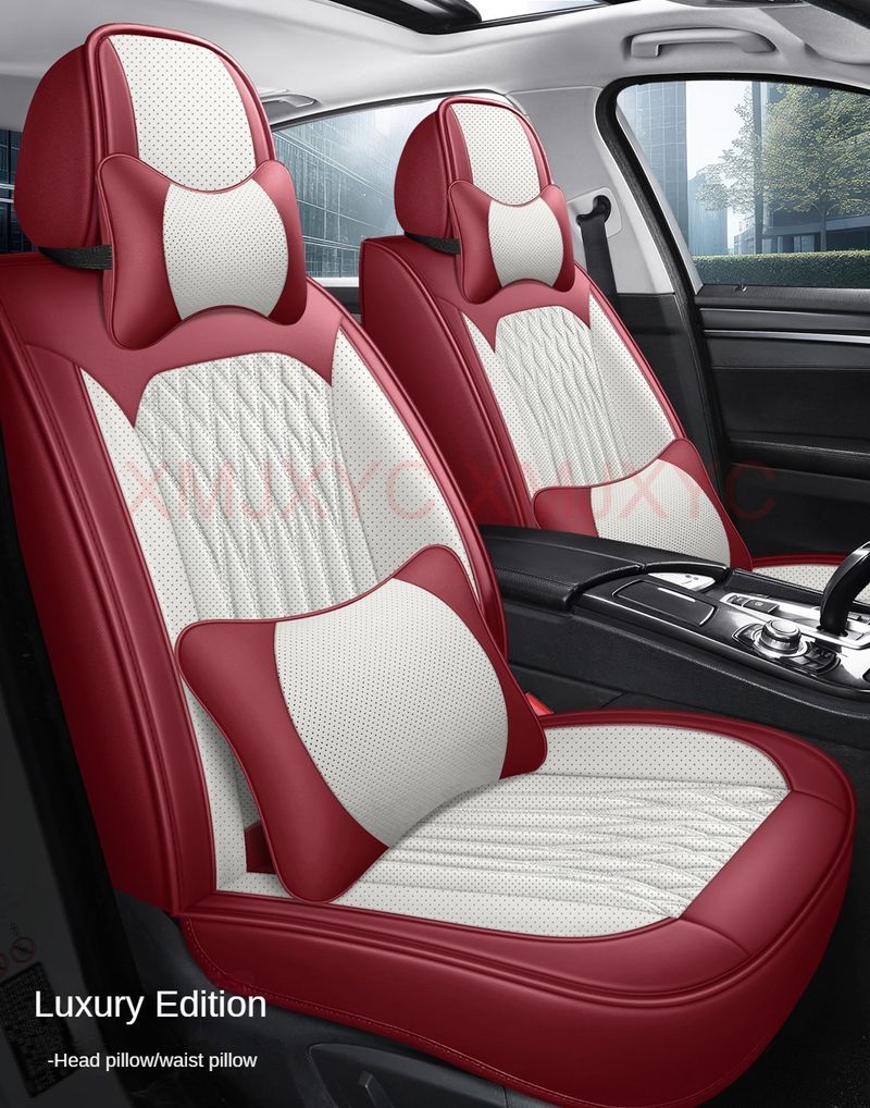 Pu Leather Universal Car Seat Cover For TOYOTA Corolla Camry RAV4 CHR Highlander Land Cuirser Prado Interior Accessories_autovado.com