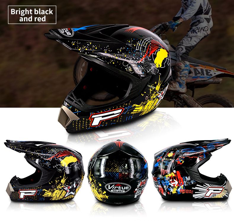 Electric beach Cross country helmet Mountain downhill cool full helmet kids teen kart helmet_autovado.com