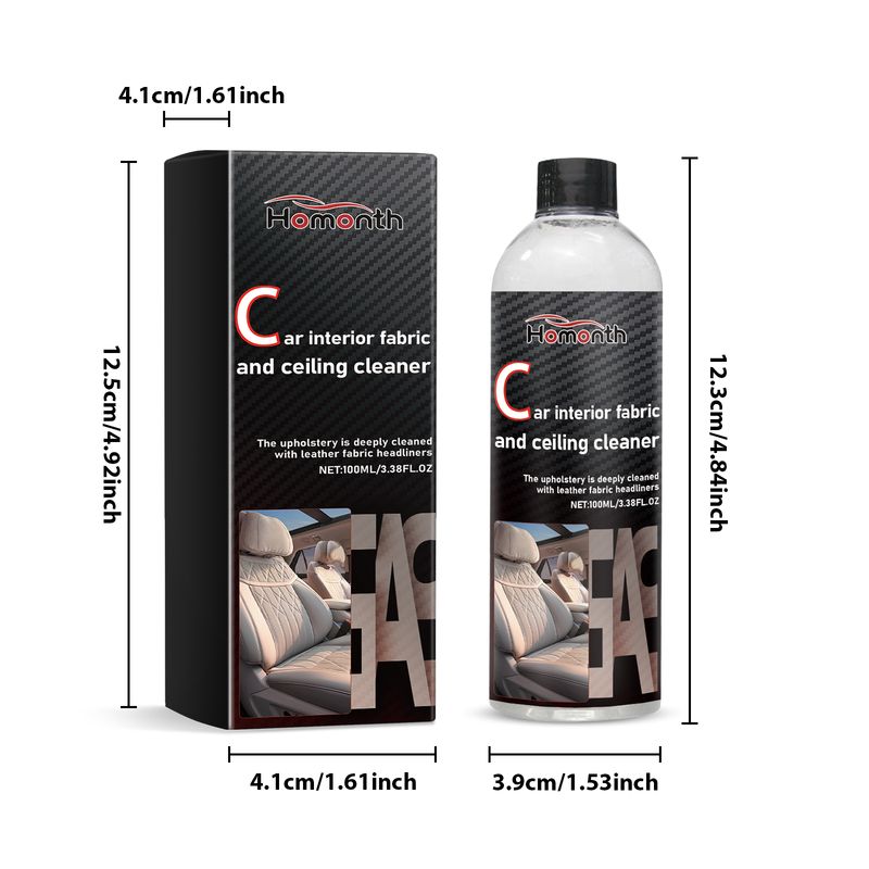 Homonth Automotive Leather Polish, Car Interior Leather Seat Leather Maintenance Refurbishment Decontamination Cleaning Agent_autovado.com