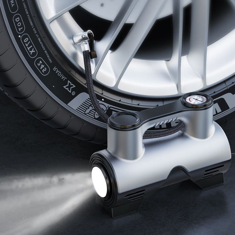 Car mounted inflation pump, portable electric car tire inflation pump, automatic high pressure_autovado.com