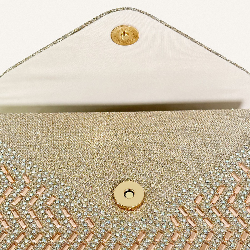 rhinestone new evening bag large capacity handbag women's wedding bridesmaid bag KTV princess dress bag_autovado.com