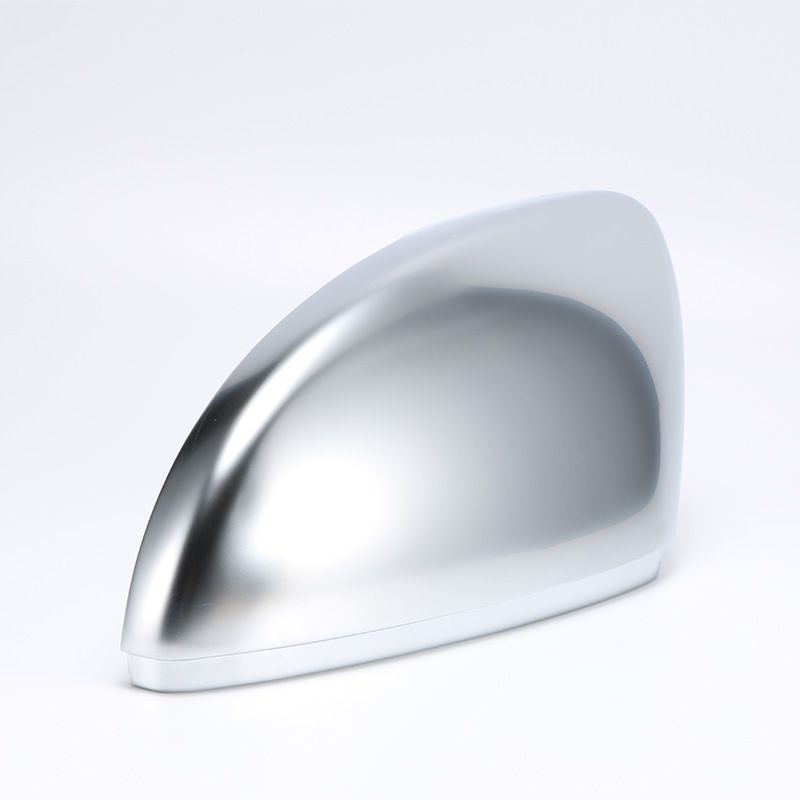 Pair Silver Matte Chrome Side Mirror Caps for VW Scirocco MK3 Passat B7 CC Beetle Jetta MK6 cover replace auto door wing_autovado.com