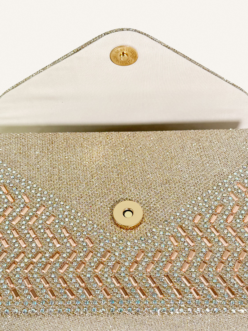 rhinestone new evening bag large capacity handbag women's wedding bridesmaid bag KTV princess dress bag_autovado.com