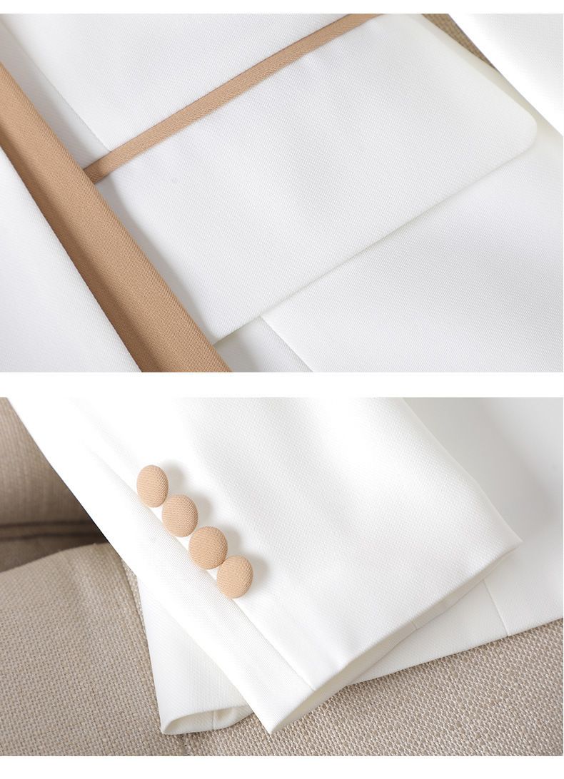 Women's Clothing Pink suit jacket professional temperament_autovado.com