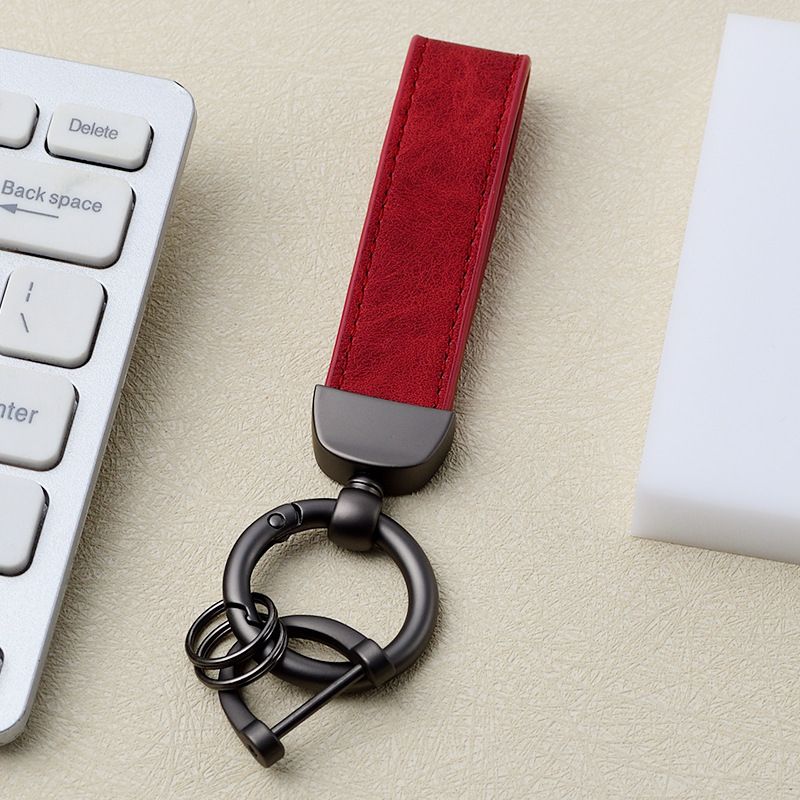 Vintage Leather Leather Car Keychain_autovado.com