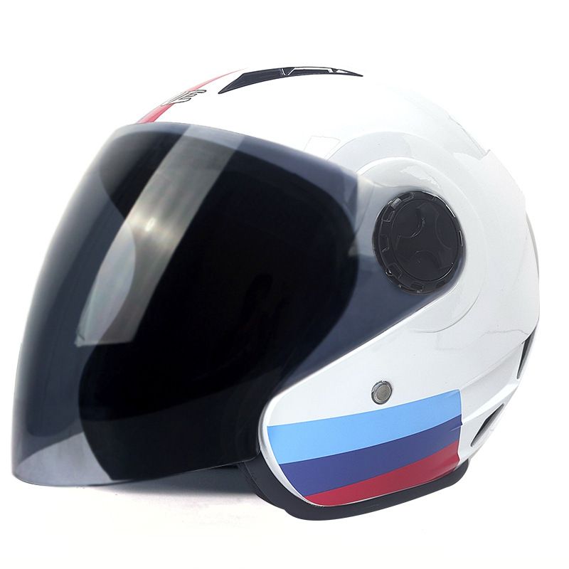 Electric vehicle helmet men's and women's summer half cover half helmet four seasons warm breathable safety helmet_autovado.com